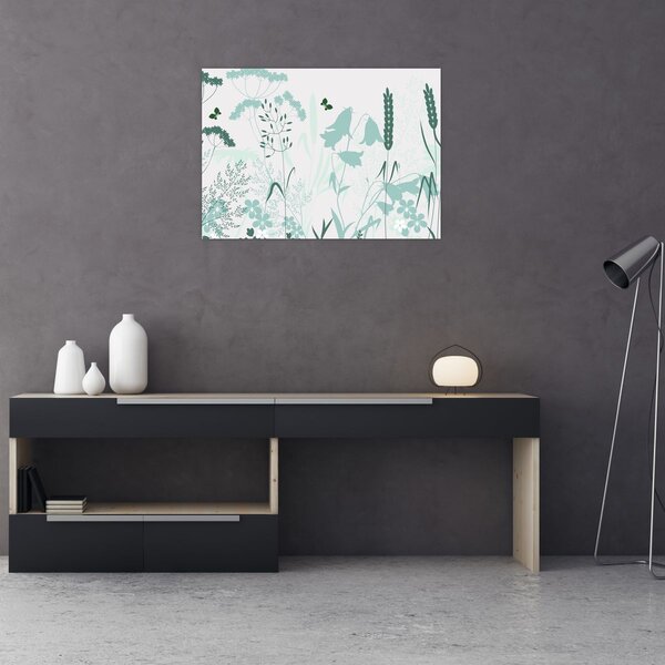 Obraz - Lúka vektor (70x50 cm)