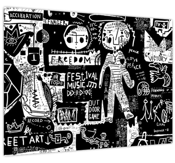 Obraz - Graffiti (70x50 cm)