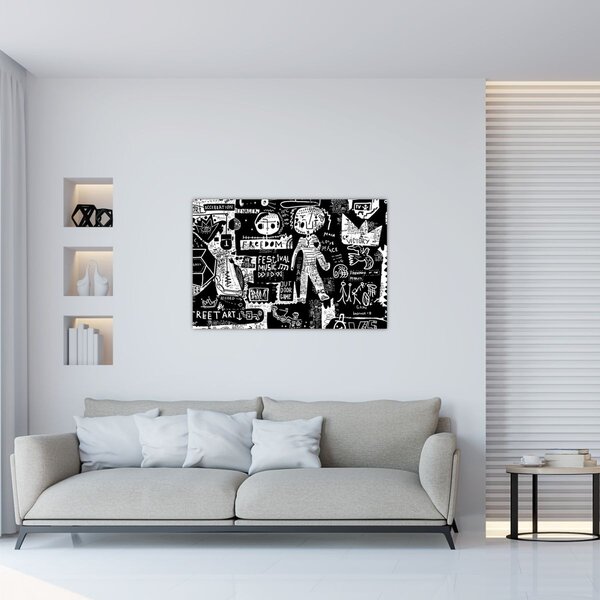 Obraz - Graffiti (90x60 cm)