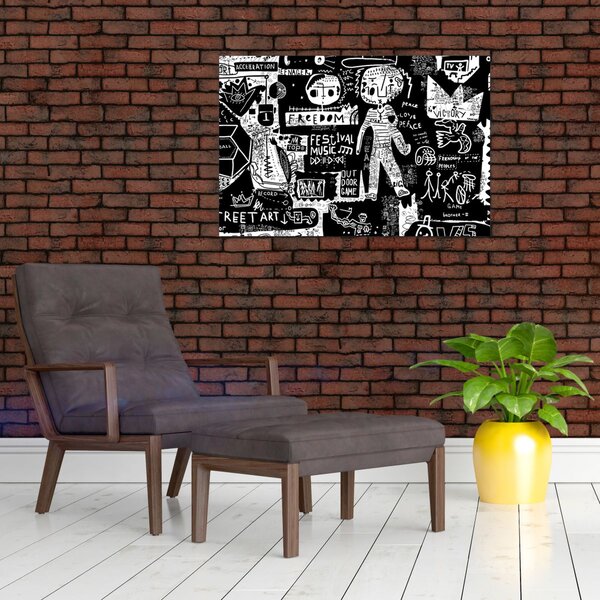 Obraz - Graffiti (90x60 cm)