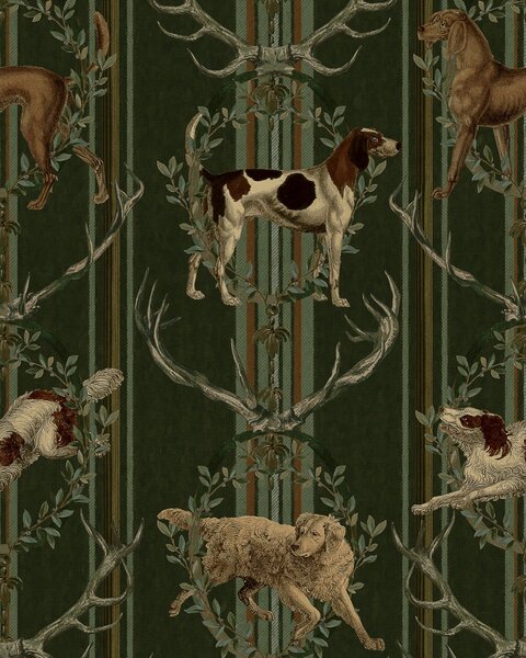 MINDTHEGAP Mountain Dogs Cypress Green - tapeta