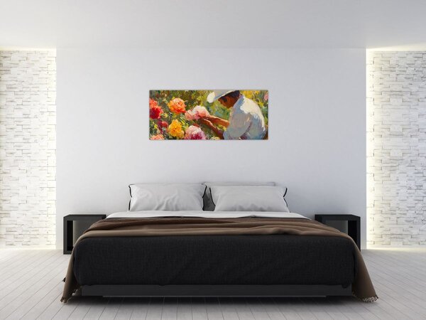 Obraz - Záhradník (120x50 cm)