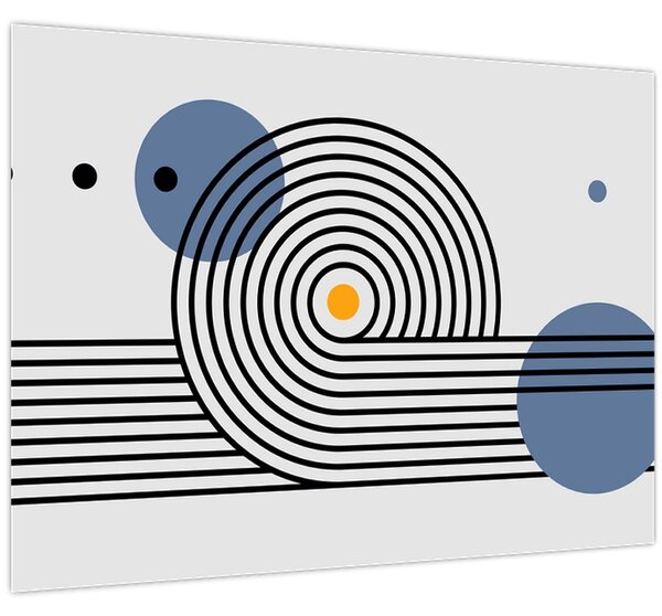 Obraz - Minimalistická abstrakcia N⁰1 (70x50 cm)