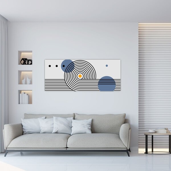 Obraz - Minimalistická abstrakcia N⁰1 (120x50 cm)