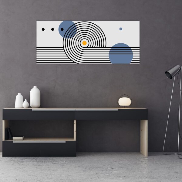 Obraz - Minimalistická abstrakcia N⁰1 (120x50 cm)