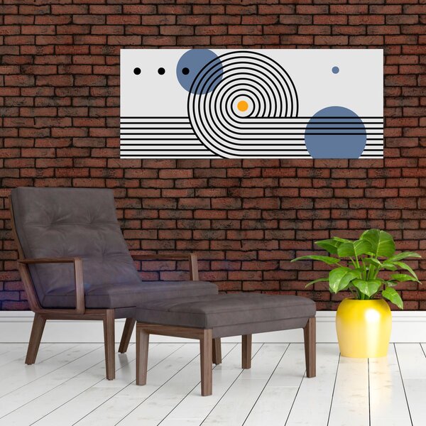 Obraz - Minimalistická abstrakcia N⁰1 (120x50 cm)
