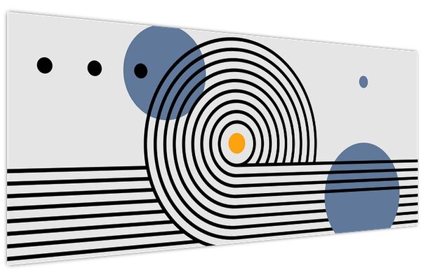 Obraz - Minimalistická abstrakcia N⁰1 (120x50 cm)