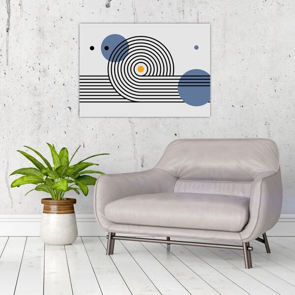 Obraz - Minimalistická abstrakcia N⁰1 (70x50 cm)