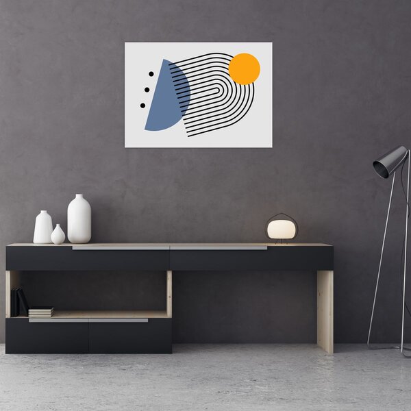 Obraz - Minimalistická abstrakcia N⁰2 (70x50 cm)