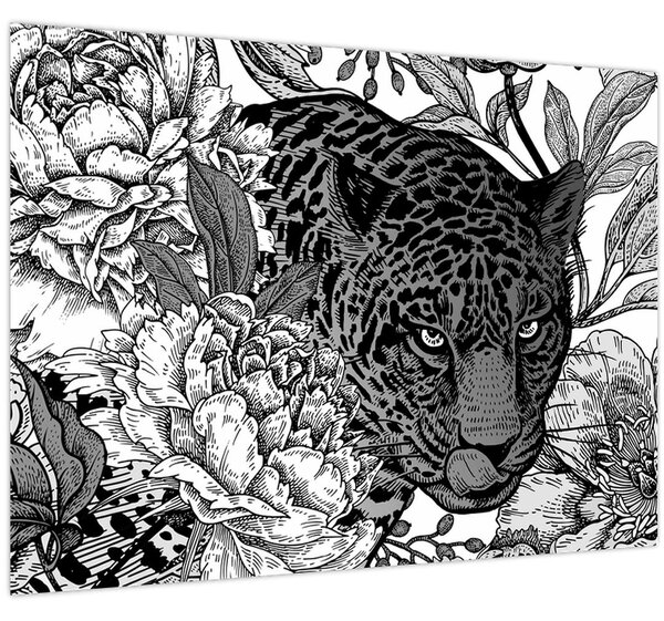 Obraz - Exotická záhrada (70x50 cm)