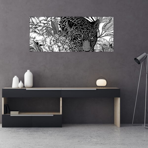 Obraz - Exotická záhrada (120x50 cm)