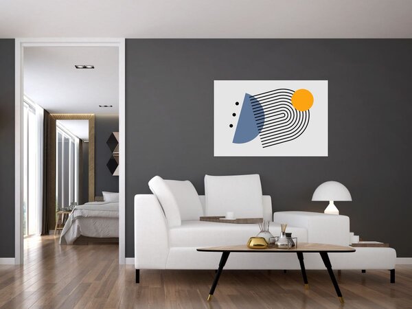 Obraz - Minimalistická abstrakcia N⁰2 (90x60 cm)