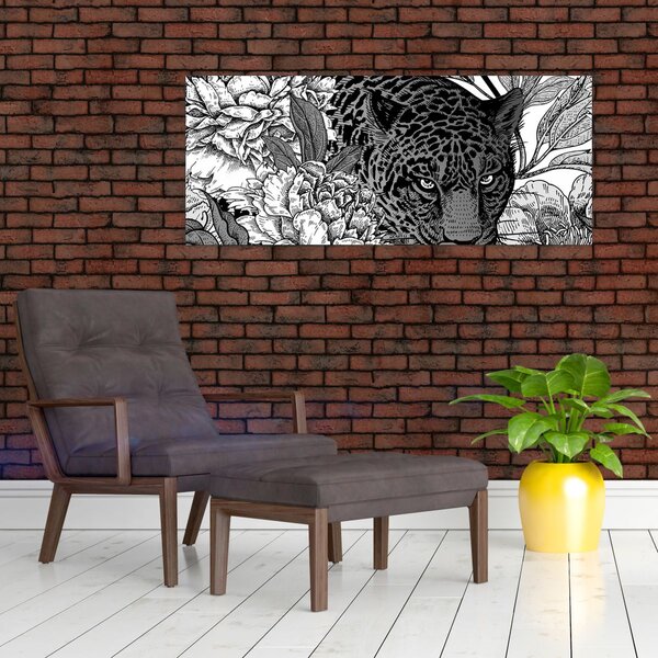 Obraz - Exotická záhrada (120x50 cm)
