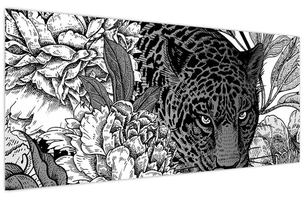 Obraz - Exotická záhrada (120x50 cm)