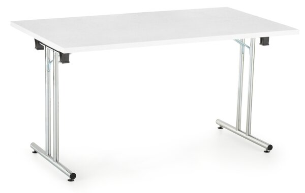 Skladací stôl Impress 140 x 80 cm, biela