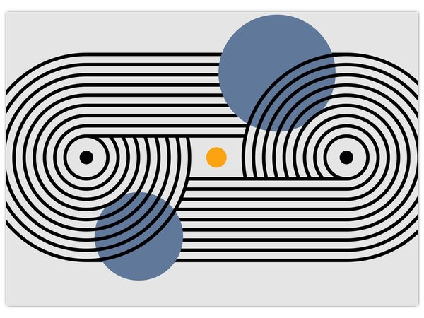 Obraz - Minimalistická abstrakcia N⁰3 (70x50 cm)