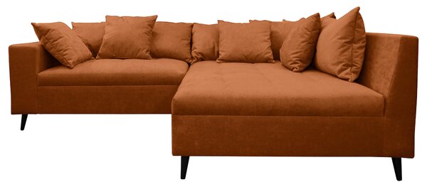 ROHOVÁ SEDAČKA, textil, hrdzavá MID.YOU - Sedačky, Online Only