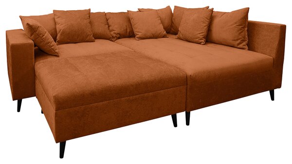 ROHOVÁ SEDAČKA, textil, hrdzavá MID.YOU - Sedačky, Online Only