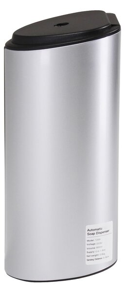 Bezdotykový dávkovač tekutého mydla Donner Drop 850 ml, strieborná