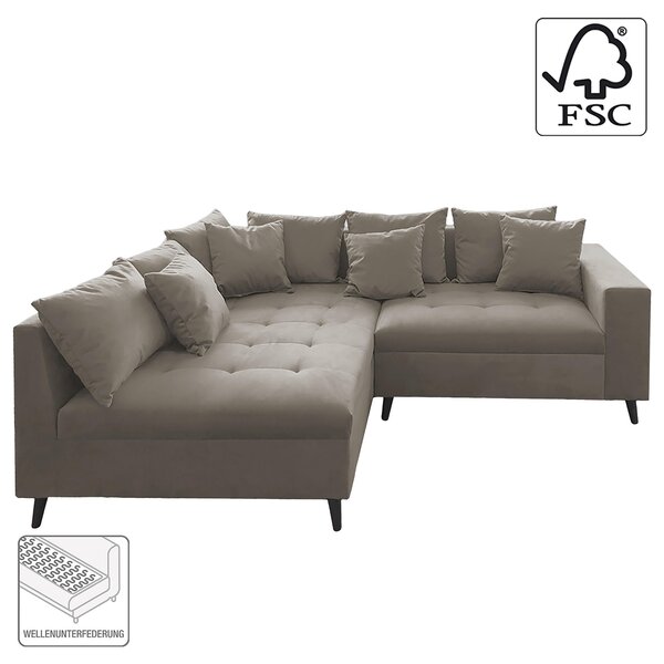 ROHOVÁ SEDAČKA, textil, sivá MID.YOU - Sedačky, Online Only