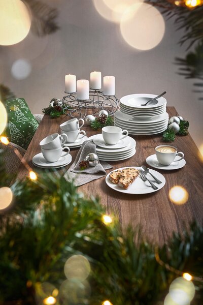 KOMBINOVANÝ SERVIS 30-dielne, porcelán keramika Seltmann Weiden - Jedálenské sety