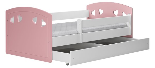 Kocot kids Detská posteľ Julia mix ružová, variant 80x140, bez šuplíků, bez matrace