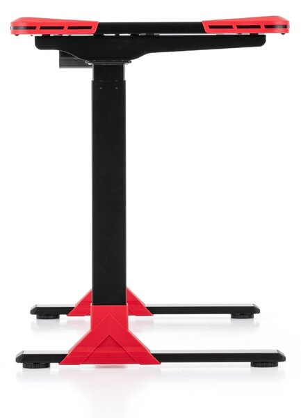 Výškovo nastaviteľný stôl OfficeTech Game, 120 x 60 cm, čierna