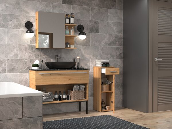 TP Living Kúpeľňová skrinka Nel V DS dub artisan