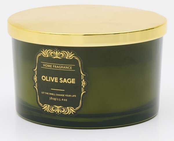 Sinsay - Vonná sviečka Olive Sage - tmavozelená