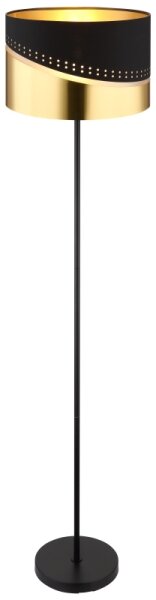Globo 54046S - Stojacia lampa OR 1xE27/60W/230V pr. 35 cm čierna/zlatá