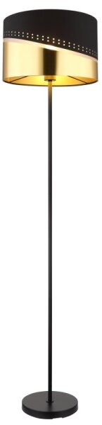 Globo 54046S - Stojacia lampa OR 1xE27/60W/230V pr. 35 cm čierna/zlatá