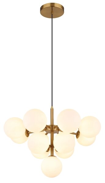 Globo 56143-13G - Luster na lanku GRAPPY 13xG9/5W/230V pr. 56 cm zlatá