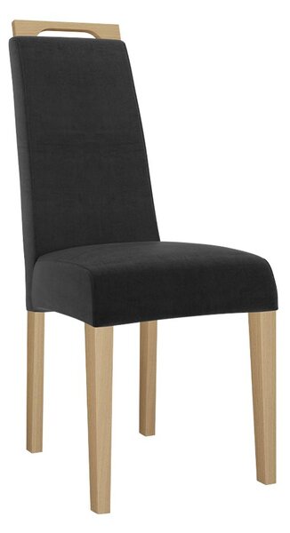 Mirjan24 Jedálenská stolička JK79, Dostupné poťahy: Magic Velvet 2258, farebné prevedenie stoličky v dreve: buk 5903211305665