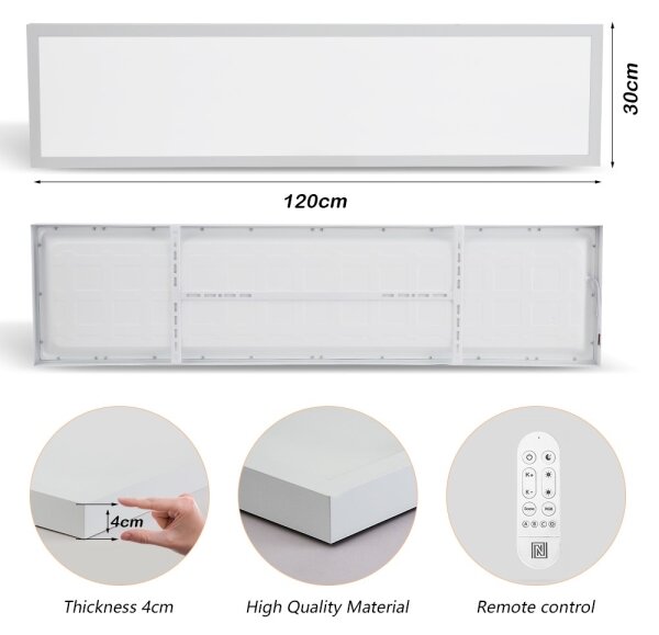 Immax NEO 07276L -LED Stm. kúpeľňové svietidlo FRAME 50W/230V IP44 Wi-Fi Tuya+DO