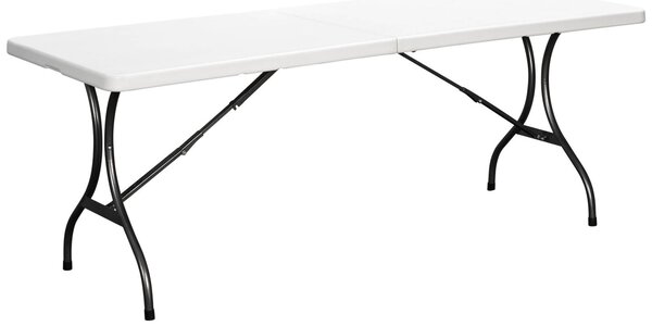 ModernHome Skladací záhradný stôl 240 cm - biely