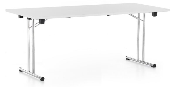 Skladací stôl 180 x 80 cm, svetlo sivá