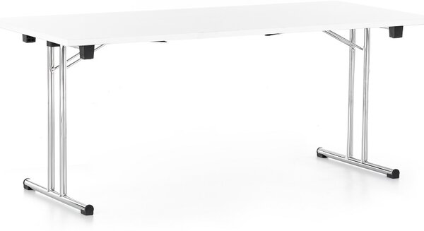 Skladací stôl 180 x 80 cm, biela