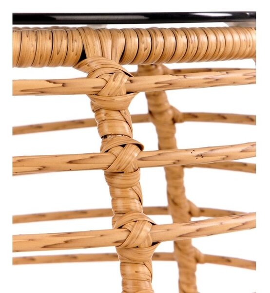 Konferenčný stolík Barrel, ratan