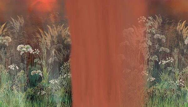 VLADILA Bright Greenery Fade - tapeta