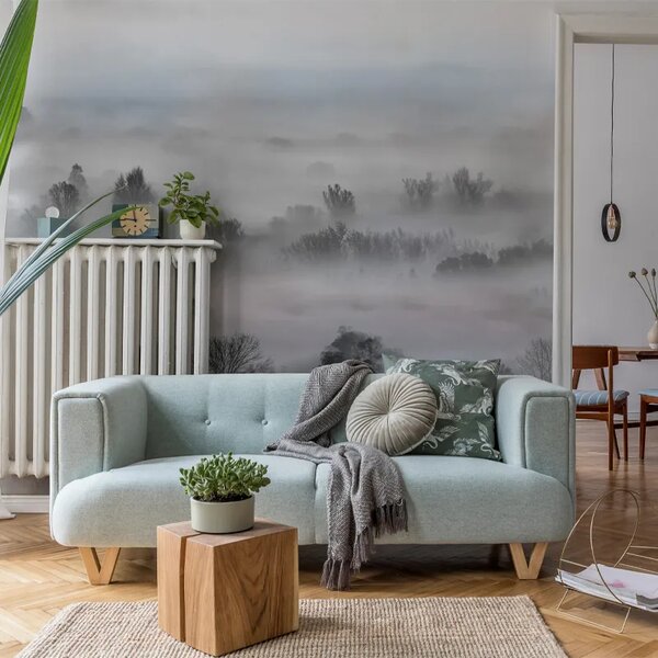 VLADILA Foggy Landscape Pastels - tapeta