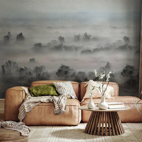 VLADILA Foggy Landscape Pastels - tapeta