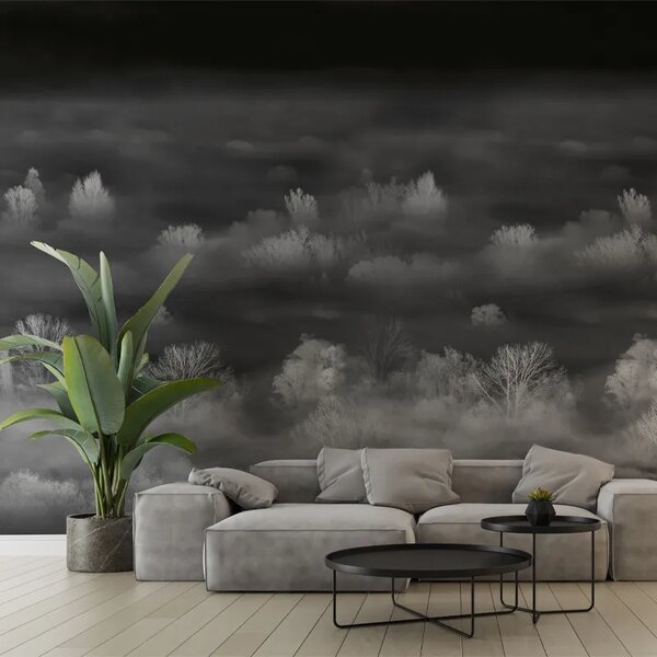 VLADILA Foggy Landscape Nightview - tapeta