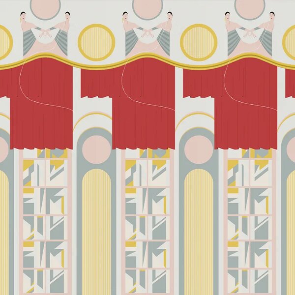 VLADILA Academy Theatre Pink - tapeta