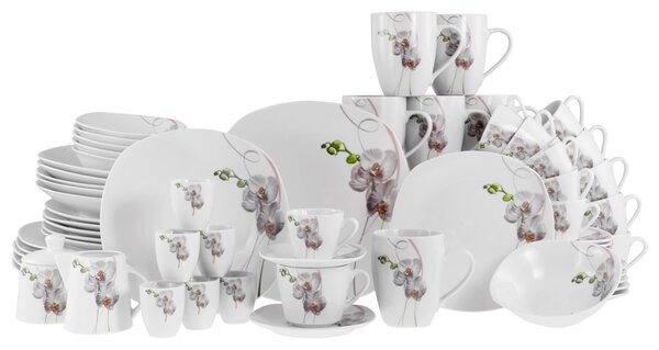 KOMBINOVANÝ SERVIS, 62-dielne, kamenina Creatable - Online Only bytové doplnky, Online Only
