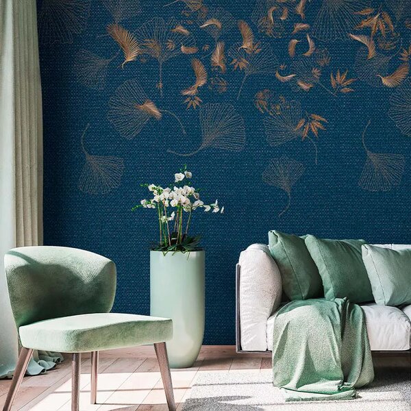 VLADILA Golden Leafs - tapeta