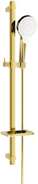 Mexen sprchový set DQ05, zlatá/biela, 785054581-50