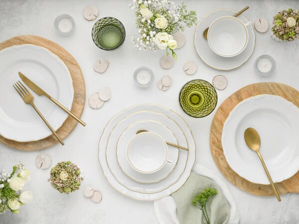 KOMBINOVANÝ SERVIS, 30-dielne, porcelán Creatable - Online Only bytové doplnky, Online Only