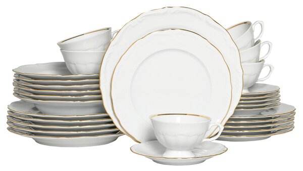 KOMBINOVANÝ SERVIS, 30-dielne, porcelán Creatable - Online Only bytové doplnky, Online Only