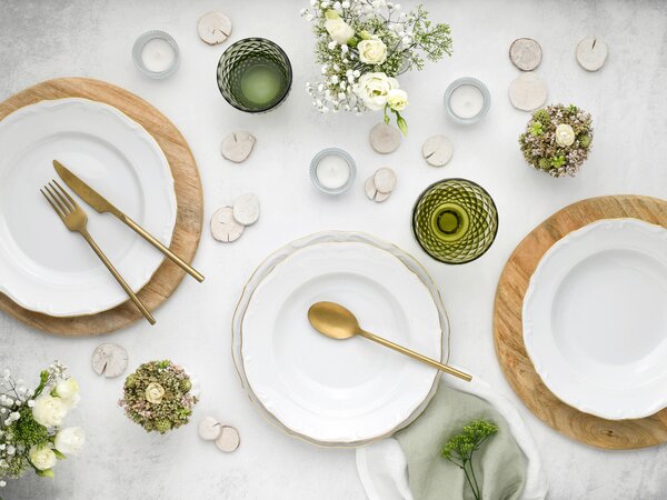 JEDÁLENSKÝ SERVIS, porcelán Creatable - Online Only bytové doplnky, Online Only