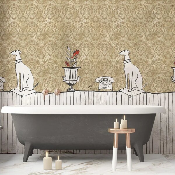 VLADILA Sur La Table Gold - tapeta